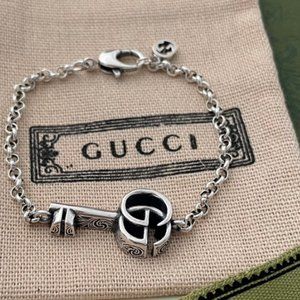 Gucci Silver Key Bracelet
